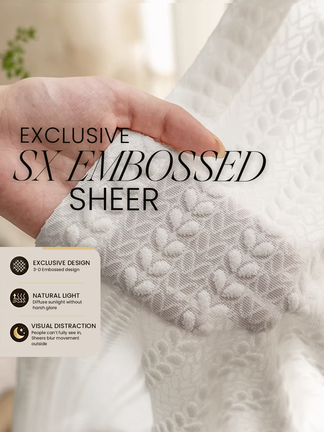 SX-3D Embossed Sheer